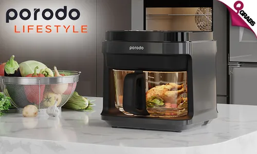 Porodo 5.5L Full Glass Air Fryer!